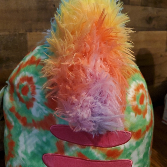Squishmallows Winifred the Tie-Dye Chameleon 14" Plush 2021 Kellytoy NWT Rare! - Picture 5 of 9